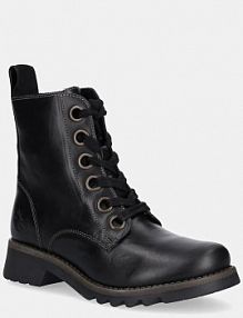 Botki Fly London  czarne damskie P144539003