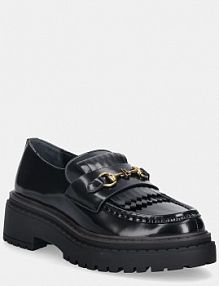 Mokasyny Nokwol  czarne damskie Perry.Black.Box