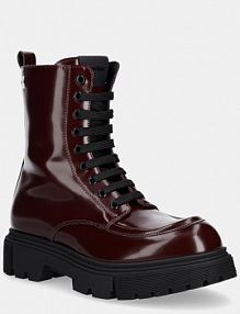 Trapery Calvin Klein Jeans  bordowy dziecięce V4A5.83132.35.39