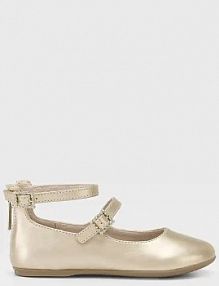 Baleriny Mayoral  złote dziecięce 44554.45B.Mini.9BYA