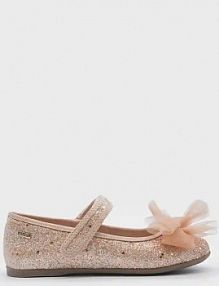 Baleriny Mayoral  złote dziecięce 46552.44C.Mini.9BYA