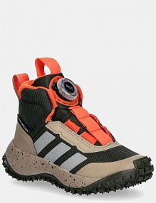 Buty turystyczne Adidas  zielone dziecięce JP6337