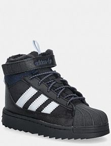 Śniegowce adidas Originals  czarne dziecięce JQ0342