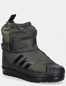 Śniegowce adidas Originals  zielone dziecięce JQ7950
