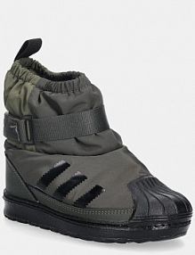 Śniegowce adidas Originals  zielone dziecięce JQ7952