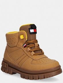 Śniegowce Tommy Hilfiger  brązowe dziecięce T1X5.34127