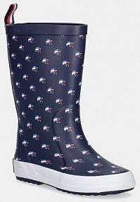 Kalosze Tommy Hilfiger  granatowe dziecięce T3XC.33922.24.34