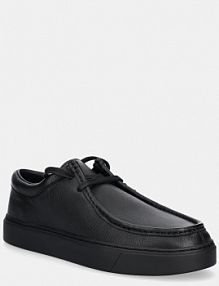 Mokasyny Calvin Klein  czarne męskie HM0HM01893