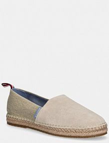 Espadryle Tommy Hilfiger  beżowe męskie FM0FM05497