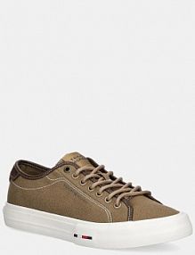 Tenisówki Tommy Hilfiger  brązowe męskie FM0FM05515