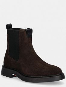 Sztyblety Tommy Hilfiger  brązowe męskie FM0FM05592