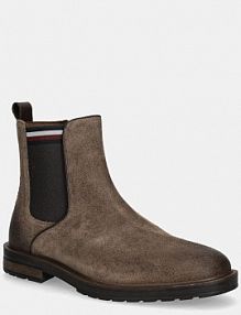 Sztyblety Tommy Hilfiger  brązowe męskie FM0FM05560