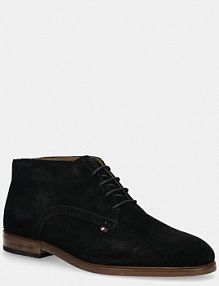 Trzewiki Tommy Hilfiger  czarne męskie FM0FM05726