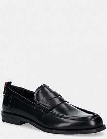 Mokasyny HUGO  czarne męskie 50548591.001