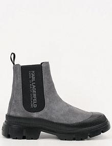 Sztyblety Karl Lagerfeld  szare męskie KL25243A.577