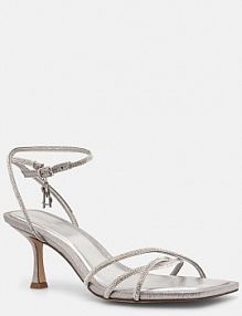 Sandały na szpilce Steve Madden  srebrne SM11003270.751