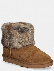 Śniegowce PATRIZIA PEPE  brązowe damskie PPJ941.35.41