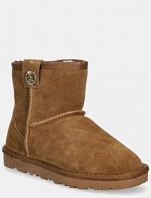 Śniegowce PATRIZIA PEPE  brązowe damskie PPJ794.35.41