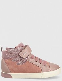 Trampki wysokie Geox  różowe dziecięce B36D5A.022BC.24.27