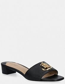 Klapki eleganckie Lauren Ralph Lauren  czarne damskie 802959168001.001