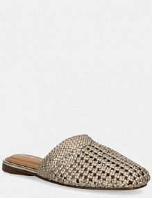 Klapki eleganckie Tommy Hilfiger  złote damskie FW0FW08606