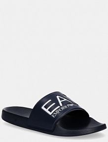 Klapki EA7 Emporio Armani  granatowe damskie AF15118.7X000108