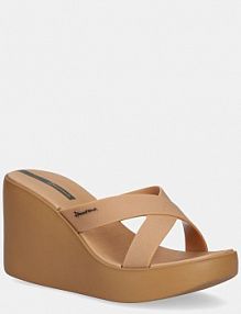 Klapki eleganckie Ipanema  brązowe damskie 83646.BD677