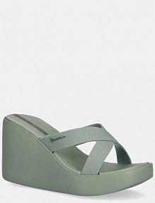 Klapki eleganckie Ipanema  zielone damskie 83646.BD680