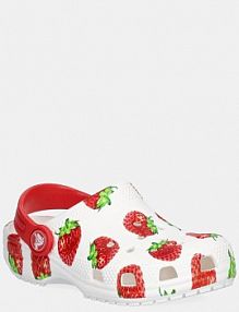 Klapki Crocs  białe dziecięce 211170..CLASSIC.FR