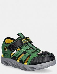 Sandały Skechers  zielone dziecięce 407070L