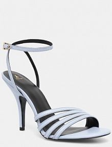 Sandały na obcasie PATRIZIA PEPE  niebieskie 8X0077.L048.CA38