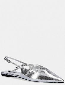 Baleriny Steve Madden  srebrne damskie SM11003709.SCK