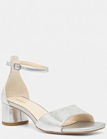 Sandały na słupku Vagabond Shoemakers  srebrne 5921.083.79