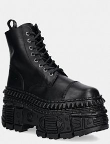 Workery New Rock  czarne damskie M.WALL083C.S3