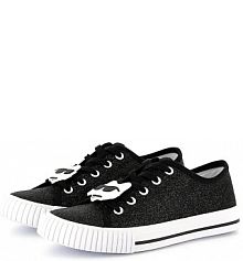 Tenisówki Karl Lagerfeld czarne dziecięce Z30368.27.35