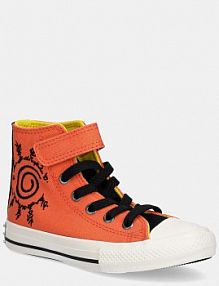 Trampki wysokie Converse  pomarańczowe dziecięce A14840C