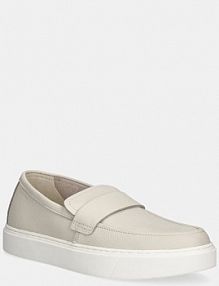 Mokasyny Calvin Klein  beżowe męskie HM0HM01813