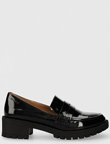 Mokasyny Bianco  czarne damskie 11250013