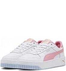 Młodzieżowe sneakersy Carina Street PUMA White Pinkscape Silver Pink Metallic męskie