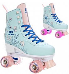 Klasyczne Wrotki Regulowane Croxer Amara Świecące Kółka LED damskie