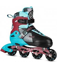 Rolki regulowane do jazdy rekreacyjnej Twist NA13810 Nils Extreme dziecięce