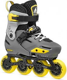Rolki dziecięce Rollerblade Apex Charcoal Yellow
