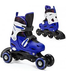 Łyżworolki dziecięce HUMBAKA Starjet LED 3w1