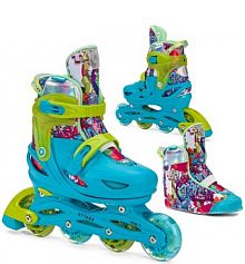 Rolki dziecięce ATTABO Turbojet LED ABEC-7 Hardboot