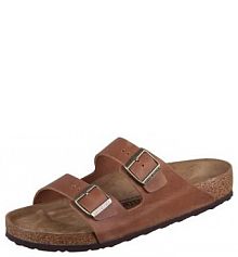 Klapki unisex Birkenstock Arizona Cognac męskie