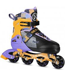 Rolki regulowane do jazdy rekreacyjnej Twist NA13810 Nils Extreme dziecięce