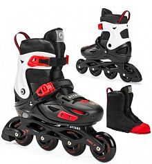 Rolki dziecięce ATTABO APX REKREACYJNE ABEC-7 KÓŁKA 80mm ALUMINIOWA PŁOZA