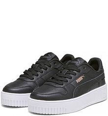 Młodzieżowe sneakersy Carina Street PUMA czarne Rose Gold White Metallic męskie