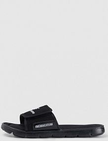 Klapki czarne 4F męskie 4FRSS25FSLIM026-20S