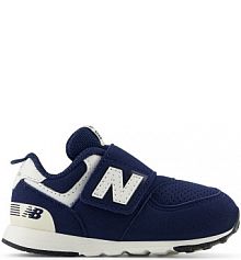 Buty na rzepy New Balance granatowe dziecięce niemowlęce NW574BCE